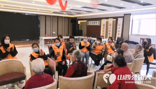 山西正诚社会工作服务中心组织爱心志愿者慰问比家美养老院老人 - 第3张 - 山西公益人 山西正诚社会工作服务中心组织爱心志愿者慰问比家美养老院老人 - 第3张
