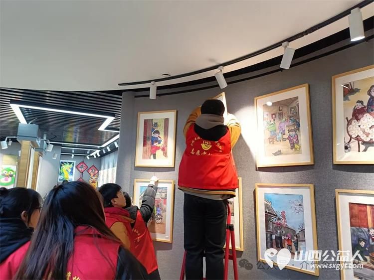 介休市北关街道彦博路社区志愿者协会受邀参加介休少儿书画展布展志愿活动 - 第12张 - 山西公益人 介休市北关街道彦博路社区志愿者协会受邀参加介休少儿书画展布展志愿活动 - 第12张