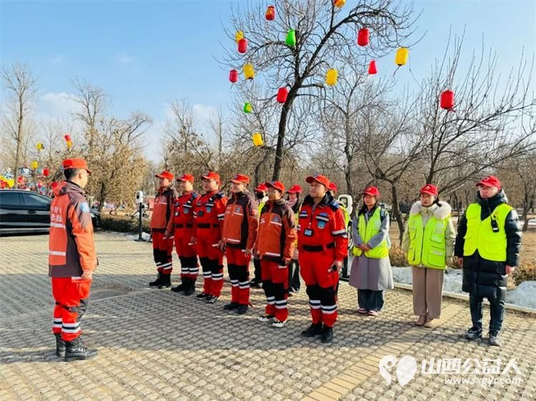 青春奉献我在岗.春节服务不打烊 晋中新青年高校志愿者联合服务中心在“榆次区莲花湾景区”开展助力文明旅游志愿活动 - 第1张
