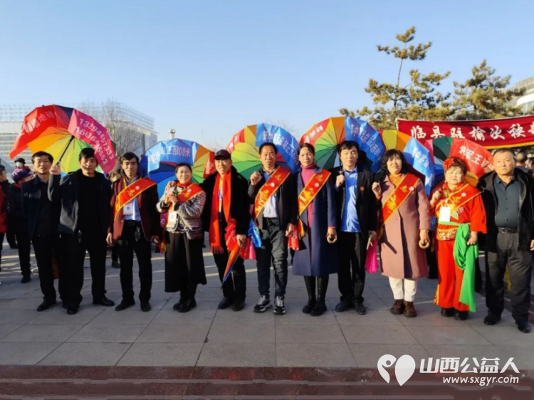 文化宣传进社区 山西省文化发展基金会工会文化宣传志愿服务队正月初七走进榆次文化广场 - 第1张