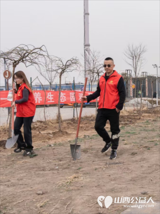太原市小店区恒善志愿服务中心组织志愿者参加龙年植树活动 - 第4张