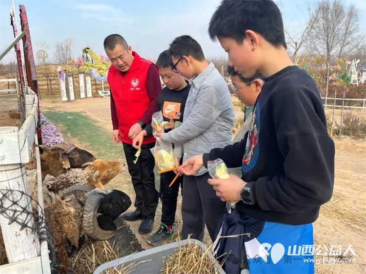 盐湖区第一时间志愿者协会带领困境儿童来到野趣大自然亲子农场一起感受春日的温暖时光 - 第3张