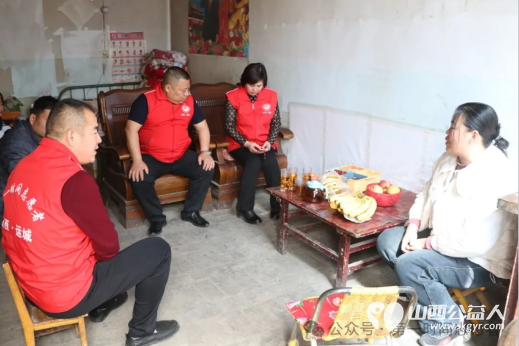 让爱的声音听得见----盐湖区第一时间志愿者协会赴爱的分贝听障儿童家庭走访 - 第3张