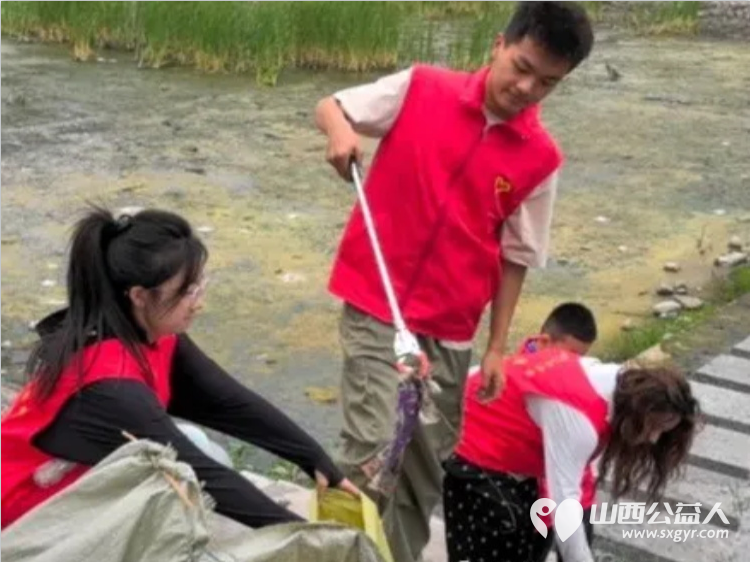 寿阳县卡卡公益志愿者协会带领志愿者队伍在石门河开展“保护生态环境，善待地球母亲”志愿服务活动 - 第8张