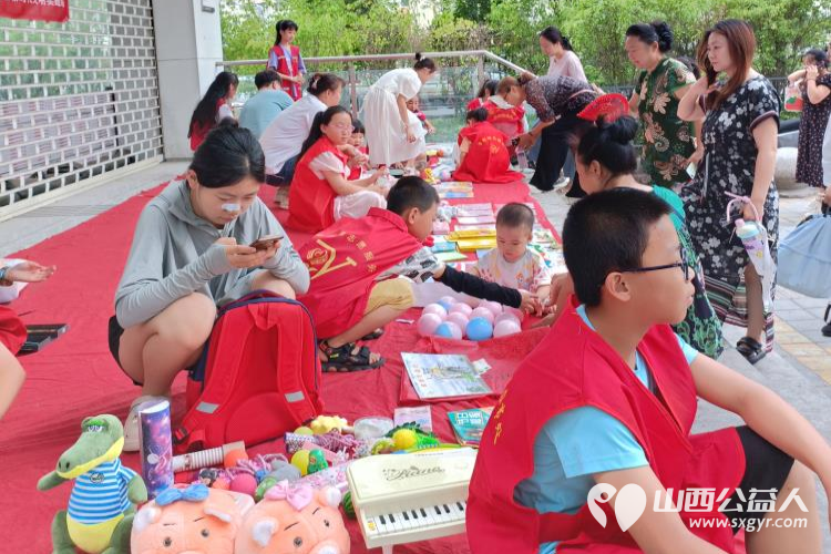 小市场大梦想爱心伴成长 小店区营盘街道南内环街二社区“营在未来”第三届儿童跳蚤市场活动记录 - 第6张