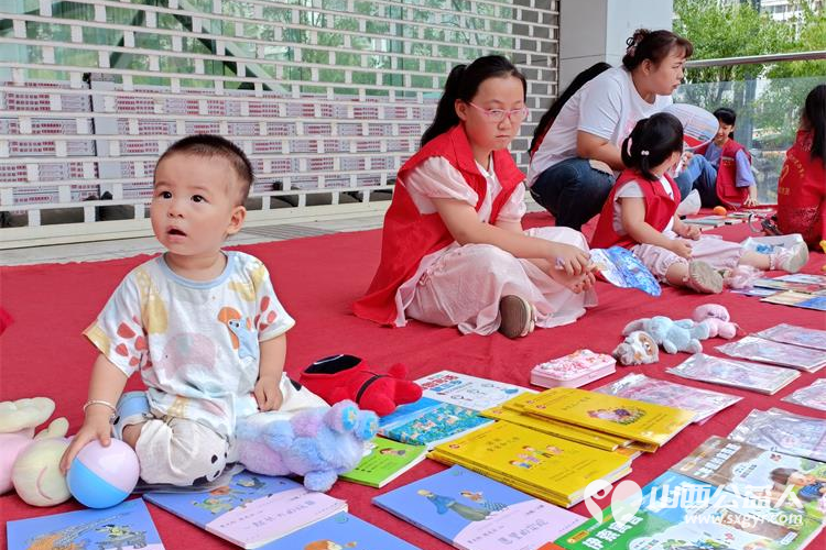 小市场大梦想爱心伴成长 小店区营盘街道南内环街二社区“营在未来”第三届儿童跳蚤市场活动记录 - 第11张