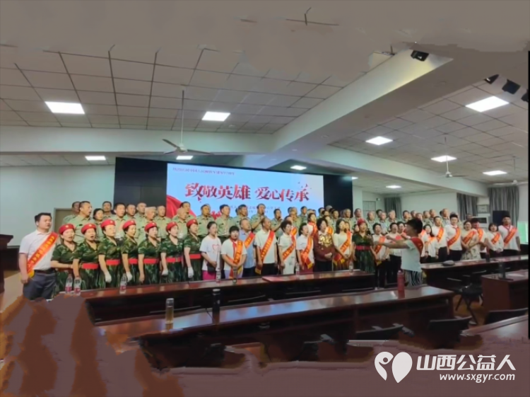 太原学花志愿服务中心志愿者在八一节前走进晋中荣军医院慰问退伍老兵活动 - 第2张 - 山西公益人 太原学花志愿服务中心志愿者在八一节前走进晋中荣军医院慰问退伍老兵活动 - 第2张