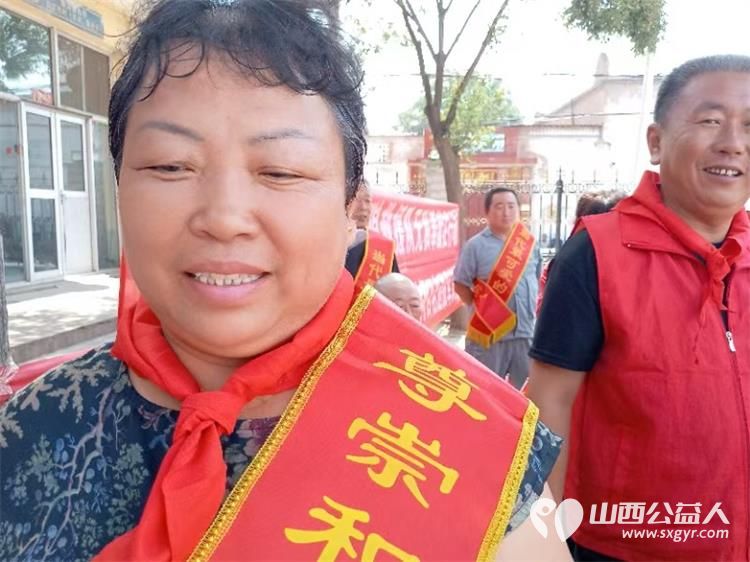 清徐县阳光益佳退役军人爱心驿站在集义乡东辽西村举办崇尚英雄----迎八一慰问百名退役军人活动 - 第19张