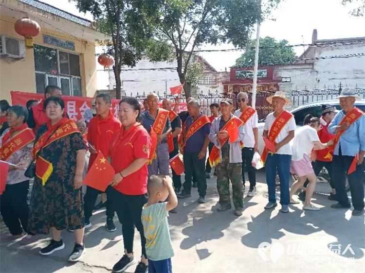 清徐县阳光益佳退役军人爱心驿站在集义乡东辽西村举办崇尚英雄----迎八一慰问百名退役军人活动 - 第11张