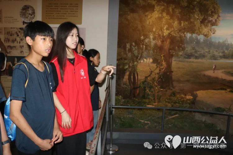 永乐古韵 西侯探秘 民盟盐湖区委联合盐湖区第一时间志愿者协会关爱困境儿童阳光公益行参观西侯度遗址和永乐宫 - 第6张