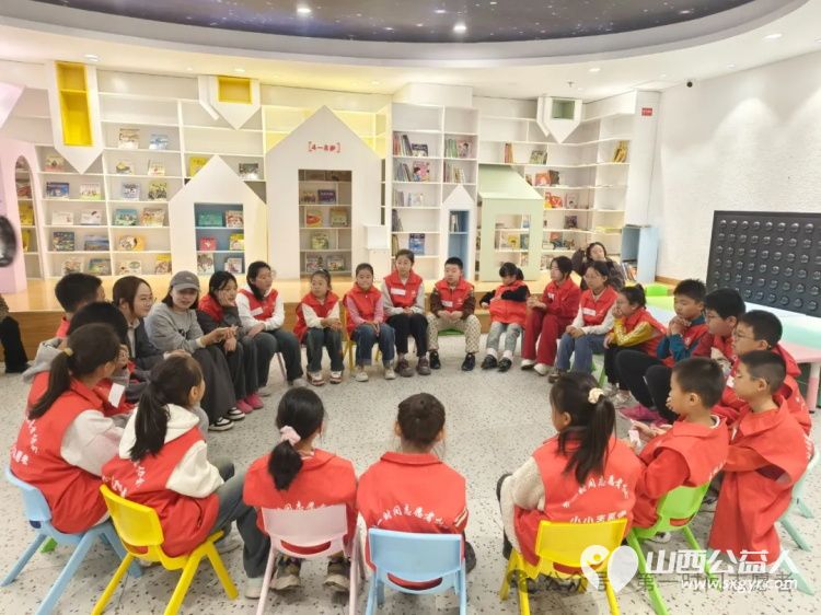 书香润童心志愿传文明盐湖区第一时间志愿者协会联合汲盐书馆组织小小图书管理员志愿服务活动 - 第8张