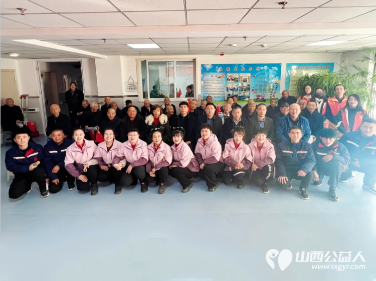 石楼县新联会联合会员企业国良汽修温情相伴敬老院爱心善举暖冬日石楼县星火社工一同参加活动 - 第1张