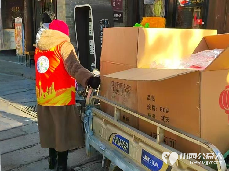 忻州市文旅志愿者们在春节期间服务旅游忻州古城的老百姓一起过了个有意义的春节 - 第7张 - 山西公益人 忻州市文旅志愿者们在春节期间服务旅游忻州古城的老百姓一起过了个有意义的春节 - 第7张