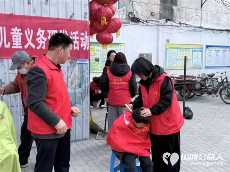 长治市阳光困境儿童帮扶协会“二月二龙抬头”义务理发走进角沿村志愿服务活动总结 - 第3张 - 山西公益人 长治市阳光困境儿童帮扶协会“二月二龙抬头”义务理发走进角沿村志愿服务活动总结 - 第3张