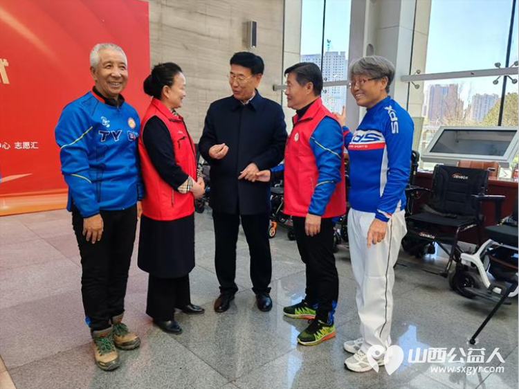 太原骑游协会组织老龄骑友参加新时代三晋银龄行动启动仪式 - 第3张