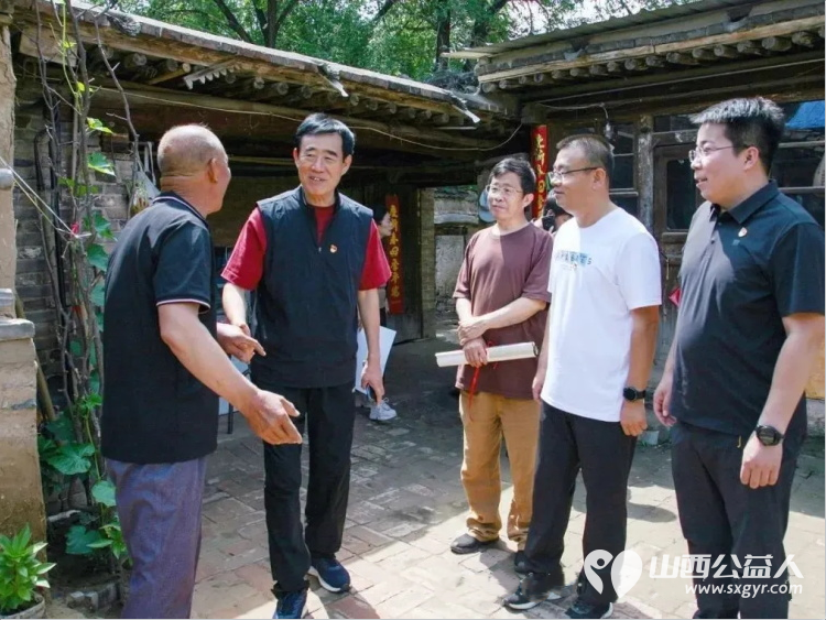 五台山书画院党支部开展庆七一书画进忻府区寺坪村老区活动参观中共忻县(西)县委旧址走访慰问了四位老党员并委托村党支部向其余21名党员转达慰问转赠书画作品 - 第6张