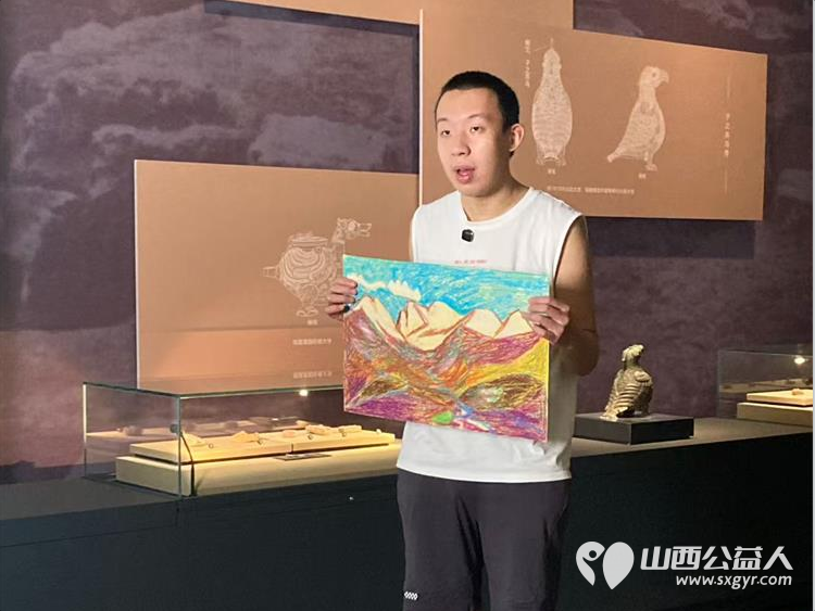 太原市灵星社区服务中心孤独症孩子的画作将在山西青铜博物馆展出孩子们感谢山西青铜博物馆 - 第7张 - 山西公益人 太原市灵星社区服务中心孤独症孩子的画作将在山西青铜博物馆展出孩子们感谢山西青铜博物馆 - 第7张