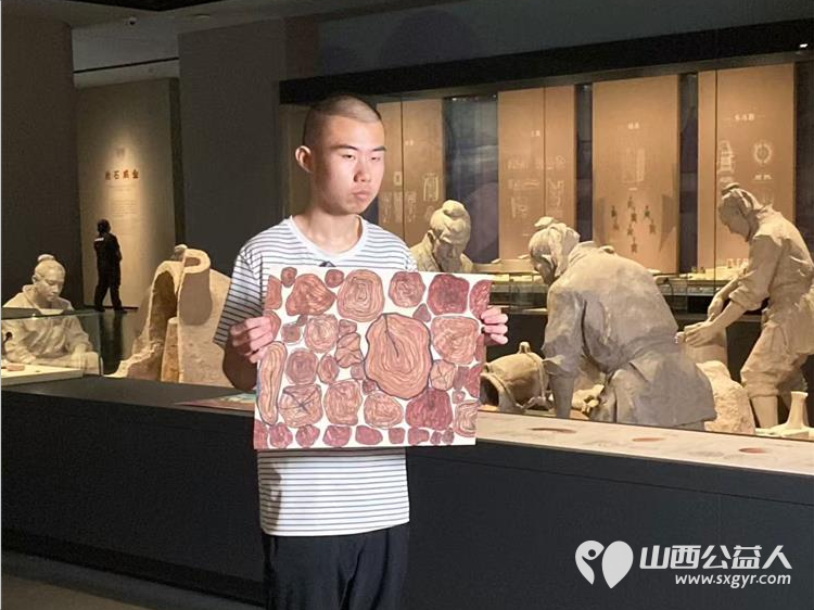 太原市灵星社区服务中心孤独症孩子的画作将在山西青铜博物馆展出孩子们感谢山西青铜博物馆 - 第4张 - 山西公益人 太原市灵星社区服务中心孤独症孩子的画作将在山西青铜博物馆展出孩子们感谢山西青铜博物馆 - 第4张