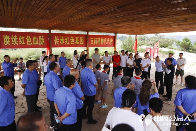 传承支前精神凝聚奋进力量 万柏林区工商联举办 传承支前精神凝聚奋进力量 主题活动组织各界代表赴阳曲县侯村乡店子底村开展重走支前路活动 - 第10张