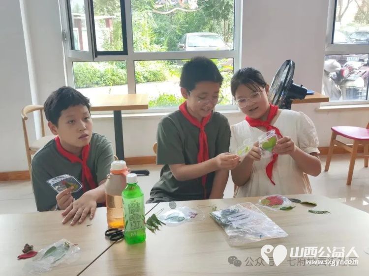 自然物语·绿色童行书签制作----太原市七府坟西街社区文明实践站服务社区儿童暑假活动 - 第5张