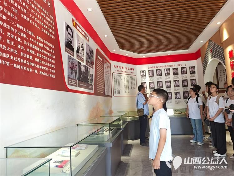 太原好人王续进帮助联系组织太原师院文史学院的学生在暑期三下乡活动来参观娄烦县米峪镇战斗遗址了解这段红色历史 - 第2张