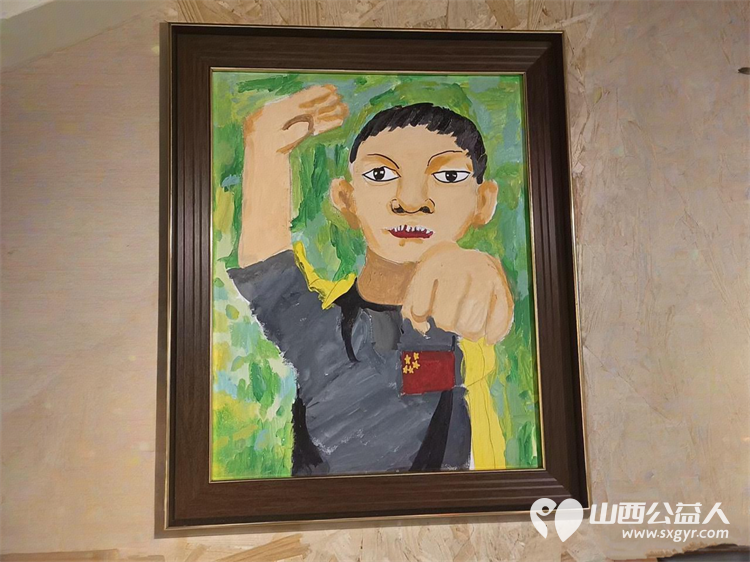 太原市灵星社区服务中心九岁的爱宝个人画展有适宜的土壤阳光温度水分每一颗种子都可以开花 - 第2张 - 山西公益人 太原市灵星社区服务中心九岁的爱宝个人画展有适宜的土壤阳光温度水分每一颗种子都可以开花 - 第2张