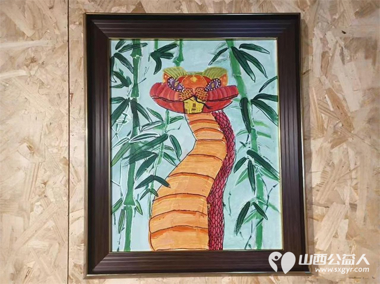 太原市灵星社区服务中心九岁的爱宝个人画展有适宜的土壤阳光温度水分每一颗种子都可以开花 - 第10张 - 山西公益人 太原市灵星社区服务中心九岁的爱宝个人画展有适宜的土壤阳光温度水分每一颗种子都可以开花 - 第10张