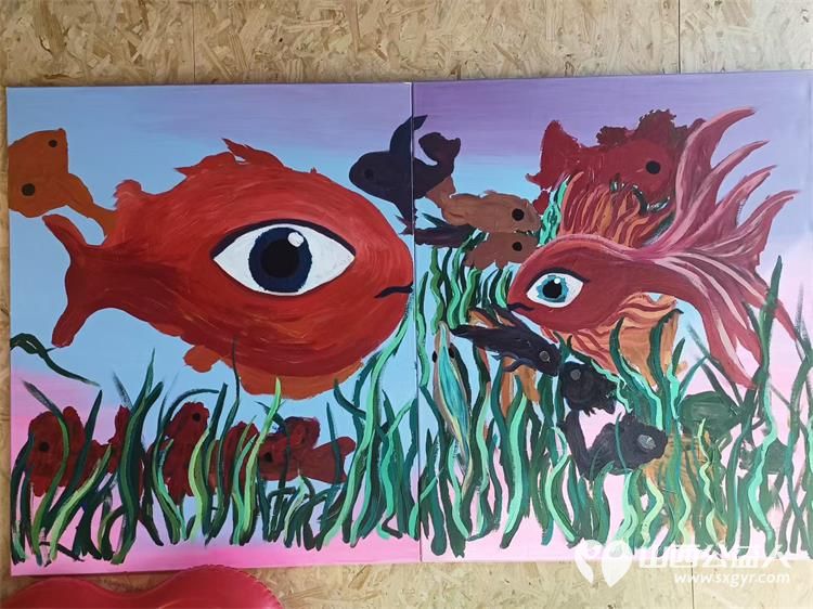 太原市灵星社区服务中心九岁的爱宝个人画展有适宜的土壤阳光温度水分每一颗种子都可以开花 - 第1张 - 山西公益人 太原市灵星社区服务中心九岁的爱宝个人画展有适宜的土壤阳光温度水分每一颗种子都可以开花 - 第1张