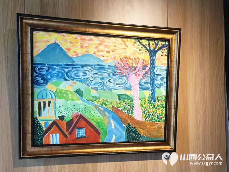 太原市灵星社区服务中心九岁的爱宝个人画展有适宜的土壤阳光温度水分每一颗种子都可以开花 - 第3张 - 山西公益人 太原市灵星社区服务中心九岁的爱宝个人画展有适宜的土壤阳光温度水分每一颗种子都可以开花 - 第3张