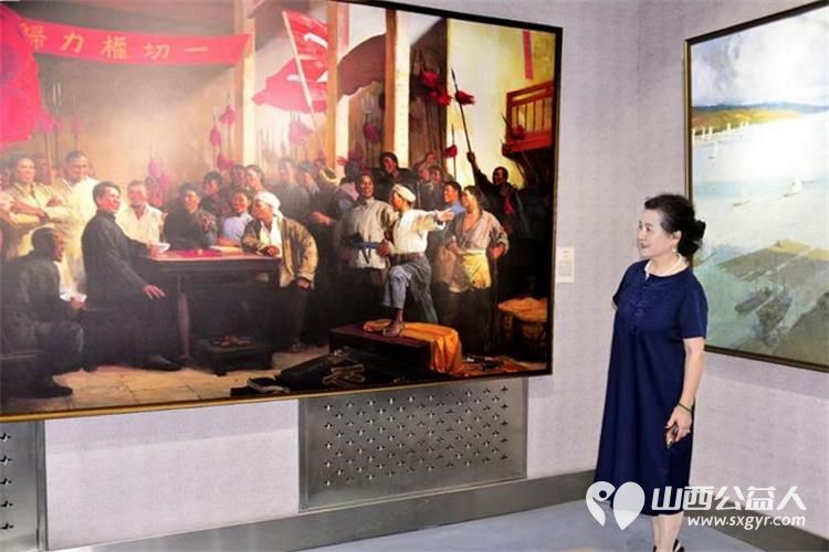 太原市旗袍文化协会组织团队长党员和积极分子前往太原市文化馆参观《革命题材时期美术作品巡展》开展爱国主义学习教育活动 - 第9张 - 山西公益人 太原市旗袍文化协会组织团队长党员和积极分子前往太原市文化馆参观《革命题材时期美术作品巡展》开展爱国主义学习教育活动 - 第9张