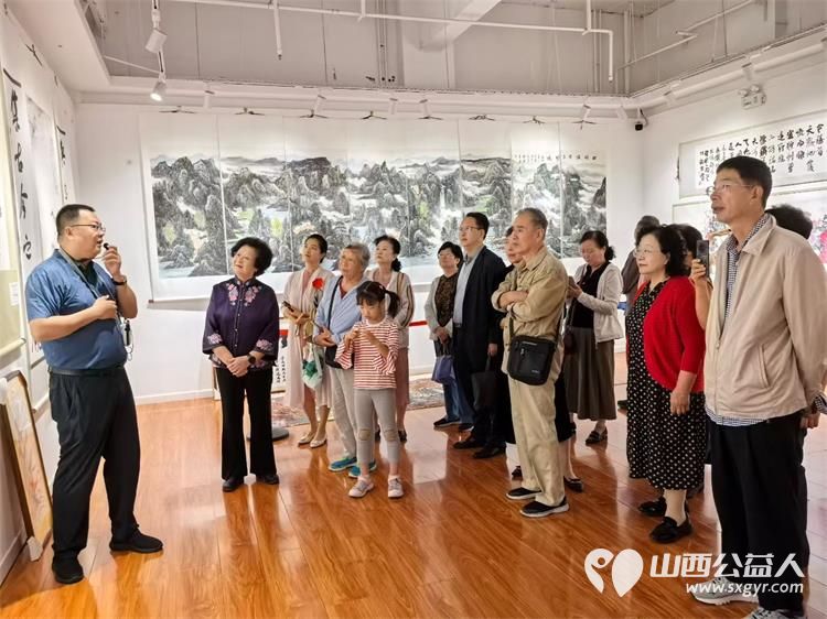 山西省红十字志愿者博爱书画院 书香画润公益行书画拍卖会 在省文联大厦展示近两百幅精美作品展示拍卖既能为公益项目奉献爱心也可获得捐赠证书 - 第2张