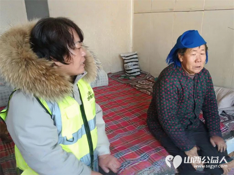 志愿暖冬情系困境老人——晋中市太谷区心连心志愿者协会志愿者带着爱心物资奔赴阳邑乡阳邑村走访看望孤寡困境老人 - 第2张