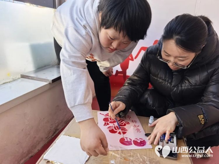 朔州市南城街道新时代文明实践所民俗文化体验日项目系列之情暖冬至爱伴童心文明实践活动走进慧灵---尚德乐智障人士服务中心 - 第19张
