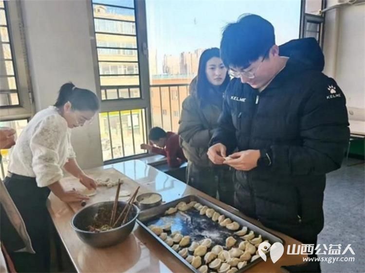 朔州市南城街道新时代文明实践所民俗文化体验日项目系列之情暖冬至爱伴童心文明实践活动走进慧灵---尚德乐智障人士服务中心 - 第8张