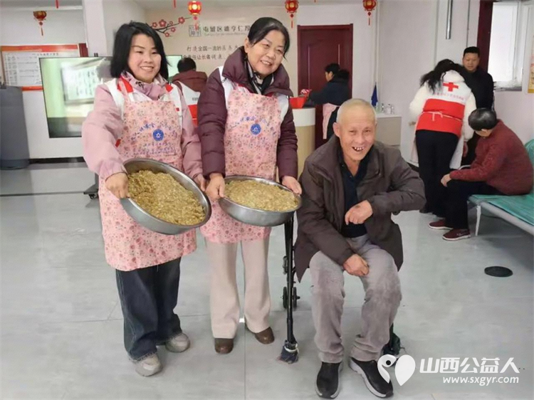 情暖冬至爱满夕阳----长治市屯留区红十字会志愿者暖心行动为敬老院老人送去节日关怀和冬至水饺 - 第10张