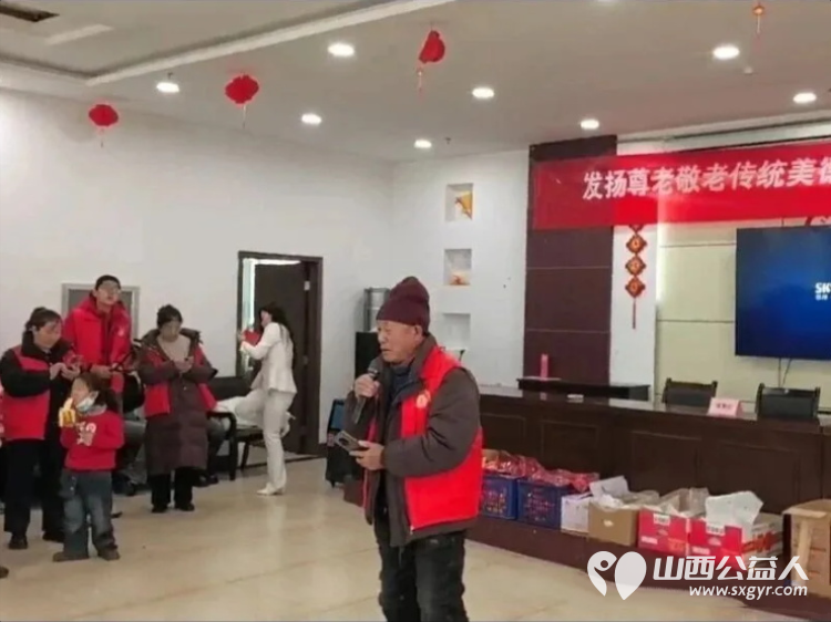 发扬尊老敬老传统美德冬至暖心关怀温暖夕阳----屯留正能量公益协会组织志愿者来到屯留区中心敬老院和这里的上百位老人共度冬至 - 第20张
