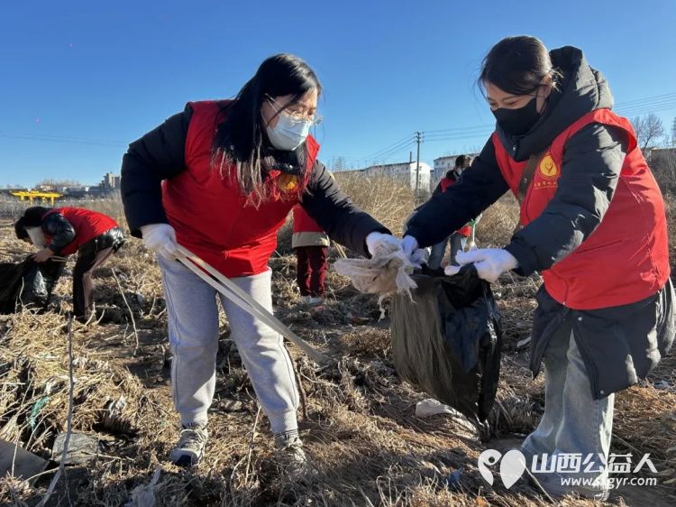 保护母亲河 阳泉义工联合会2026年1月11日组织义工巡河净滩活动在白羊墅湿地公园开展 - 第10张