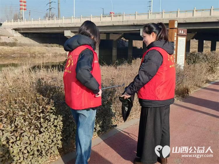 青春志愿行守护母亲河----文水县爱心帮扶志愿者协会文峪河保护维持交通秩序志愿服务活动1月28日第七天纪实 - 第5张