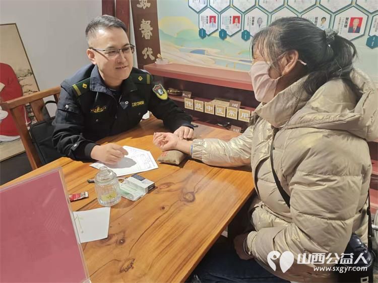 太原市中检中医救援队组织志愿者走社区走工厂走农村前去傅山园做义诊活动宣传中医让更多的人学中医懂中医 - 第3张