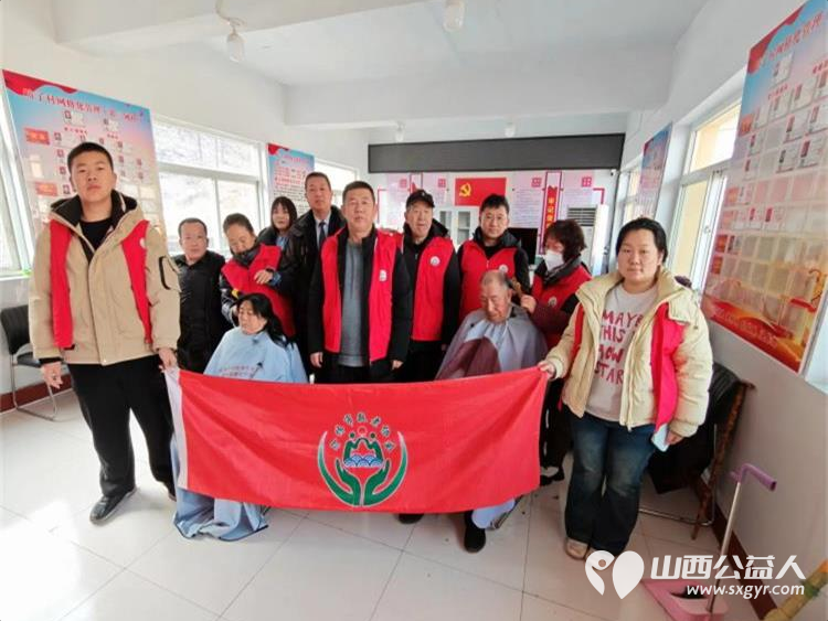 介休市敬老协会孝善行活动2026年1月31日走进龙凤镇峪子村﻿为60岁以上所有老人爱心理发体检践行为老服务理念惠及我市老年人 - 第1张