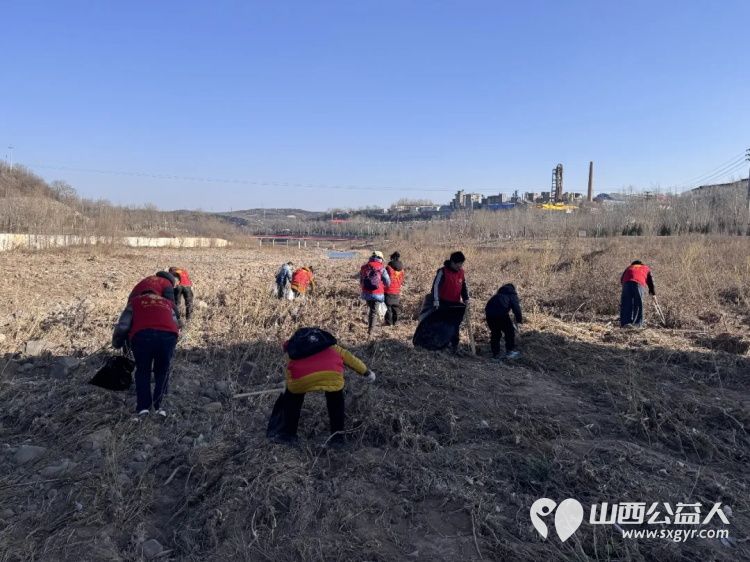 保护母亲河 阳泉市义工联合会2026年2月1日组织21名义工和民间巡河员为爱集结巡河净滩活动在白羊墅湿地公园开展 - 第8张