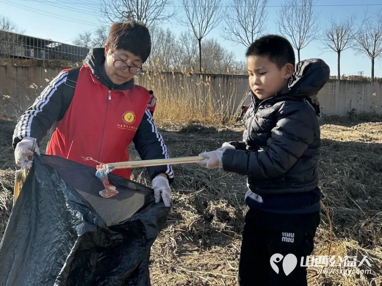 保护母亲河 阳泉市义工联合会2026年2月1日组织21名义工和民间巡河员为爱集结巡河净滩活动在白羊墅湿地公园开展 - 第15张