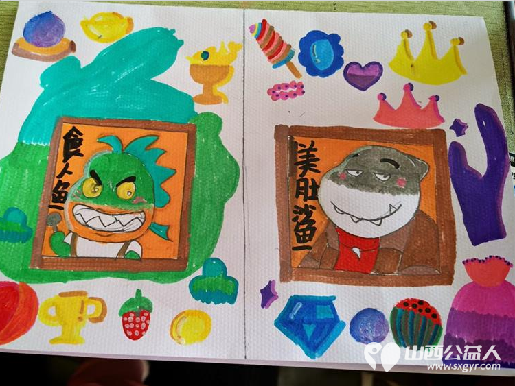 志愿力量暖文水九载坚守绽芳华----2月2日文水县爱心帮扶志愿者协会组织志愿者继续在岳村小学为孩子们带来趣味满满的画画公益课堂 - 第9张