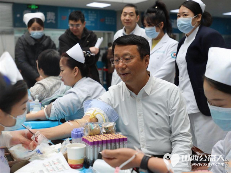 白衣执甲护安康热血同行暖人间 山西省第五人民医院组织无偿献血公益活动为临床一线用血贡献一份力量 - 第6张