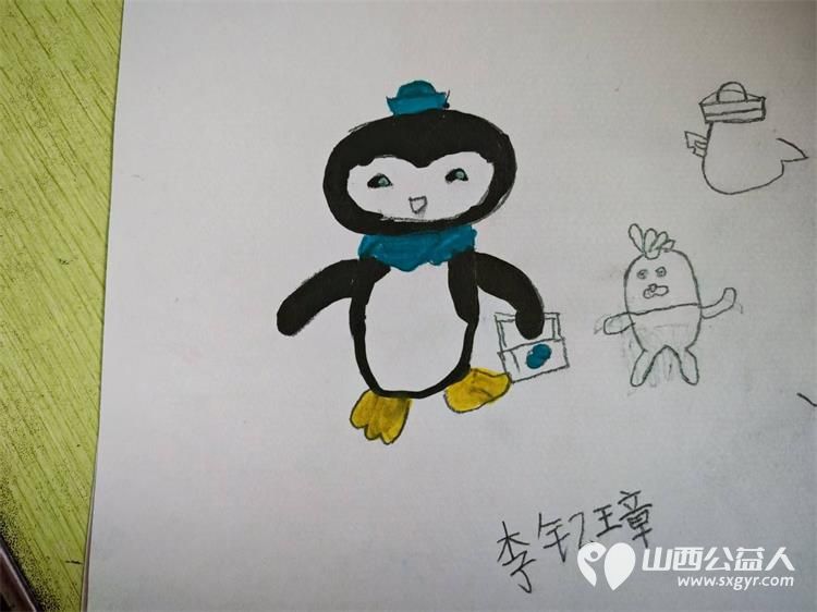 2月4日文水县爱心帮扶志愿者协会的返乡志愿者走进岳村学校继续开展公益画画课 - 第6张 - 山西公益人 2月4日文水县爱心帮扶志愿者协会的返乡志愿者走进岳村学校继续开展公益画画课 - 第6张