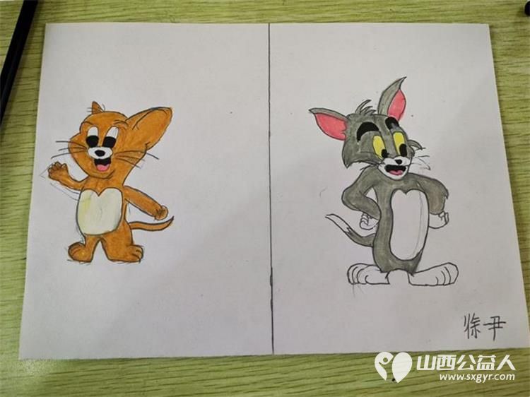 2月9日文水县爱心帮扶志愿者协会的返乡志愿者坚持走进岳村学校开展公益画画课 - 第3张 - 山西公益人 2月9日文水县爱心帮扶志愿者协会的返乡志愿者坚持走进岳村学校开展公益画画课 - 第3张