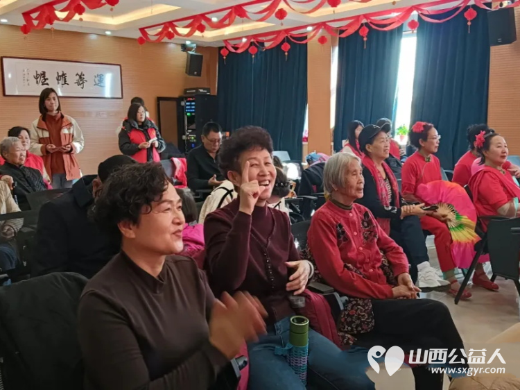 欢歌贺新春温情暖桑榆----临汾市文明交通志愿者协会组织志愿者走进久福园颐养中心开展银龄送春慰问演出 - 第8张