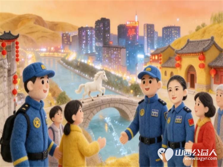 新春走基层除夕守平安 吕梁蓝天救援队联合滨河街道龙山社区工作人员暖心值守守护群众平安欢度马年新春 - 第4张