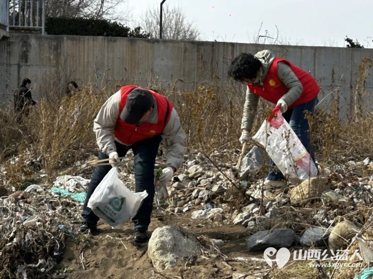 保护母亲河 阳泉义工联合会组织义工在白羊墅湿地公园开展第41期“保护母亲河”巡河净滩活动 - 第7张