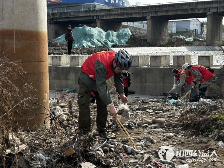 保护母亲河 阳泉义工联合会组织义工在白羊墅湿地公园开展第41期“保护母亲河”巡河净滩活动 - 第9张